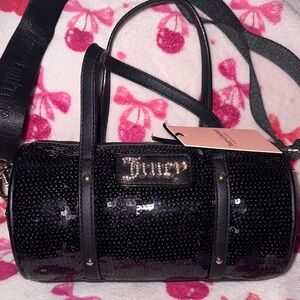 Juicy Couture Black Sequin Mini Bag